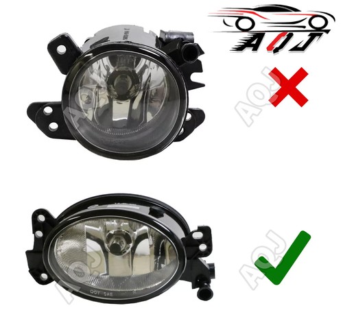 2x Luces antiniebla lentes transparentes completas con bombillas LED H11 para Mercedes C E R CLS ML, etc. - Imagen 3 de 16
