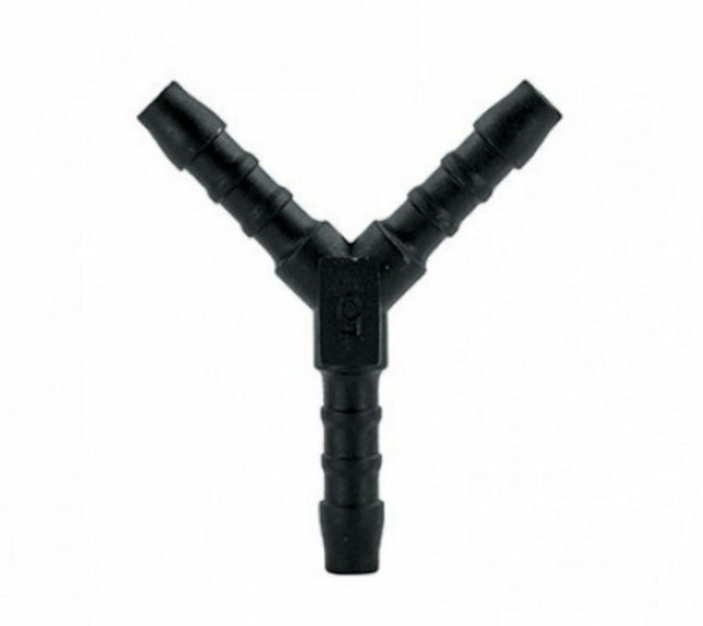 3x Y Schlauchverbinder RGV 5 mm 5 mm 5 mm Connector 58mm Y Stück schwarz 88B 3x Y Schlauchverbinder RGV 5 mm 5 mm 5 mm Connector 58mm Y Stück schwarz 88B