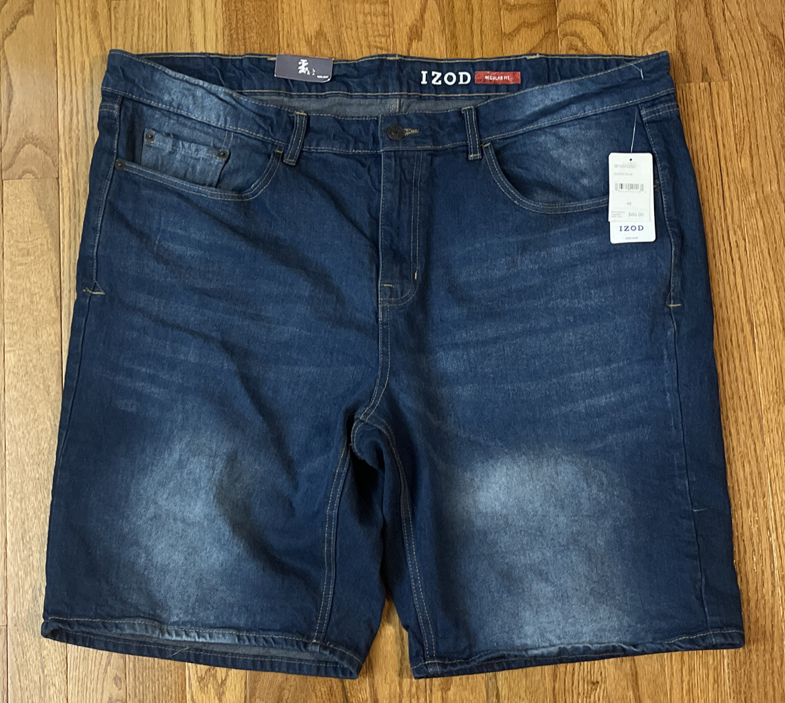 's Regular Fit Blue Jean Shorts Size 48 Nwt $60