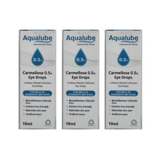 Carmellose Sodium 0.5% Eye Drops 10ml (3 Bottles)BRANDS MAY VARY