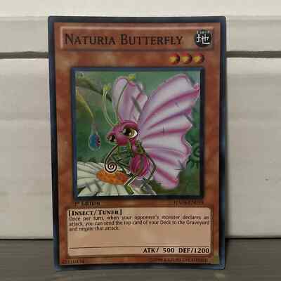 1ST EDITION NATURIA BUTTERFLY 1996 HA04-EN019 YUGIOH CARD (LP/MP) | eBay