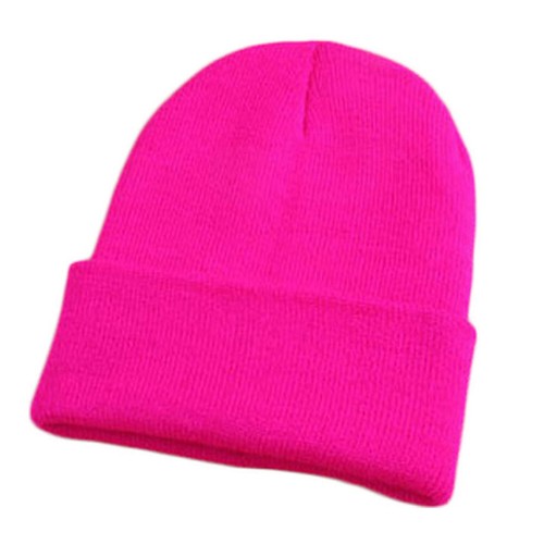 Hombres Mujeres Gorro Tejido Gorra de Esquí Hip-Hop Color Sólido Invierno Cálido Unisex Sombreros de Lana - Imagen 19 de 37