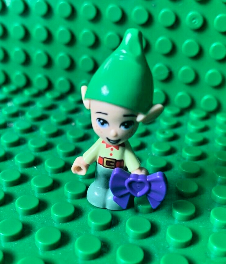 LEGO Friends Elf Minifigure frnd400 Advent 2020 41420-7 Purple Bow