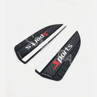 2pcs Car Rear View Side Mirror Rain Visor Guard Accessories Carbon Fiber Look
