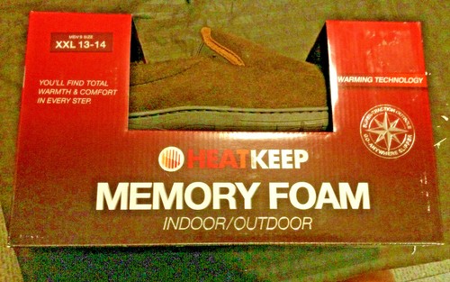 heatkeep memory foam slippers