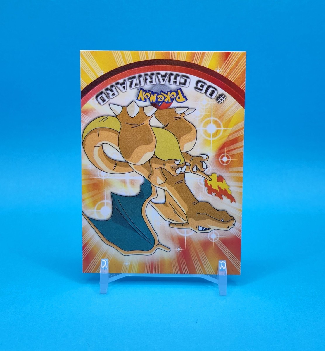Pokemon Card - Charizard #06 - Topps Series 1 - Red Logo | eBay