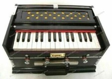 Indian Musical Instrument Harmonium 32key 4 Stopper Double Kail Wood Instrument