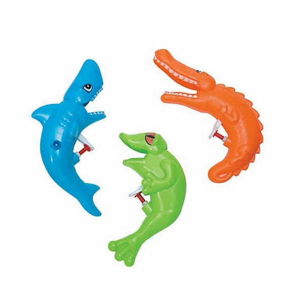 U PICK- Water Pistol Shark Alligator Orca Whale Gator Pool Toy
