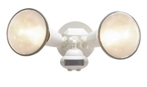 Cooper MS34W 110 White Motion Activated Dual Floodlight Fixtures - Pack of 6 - Picture 2 of 3
