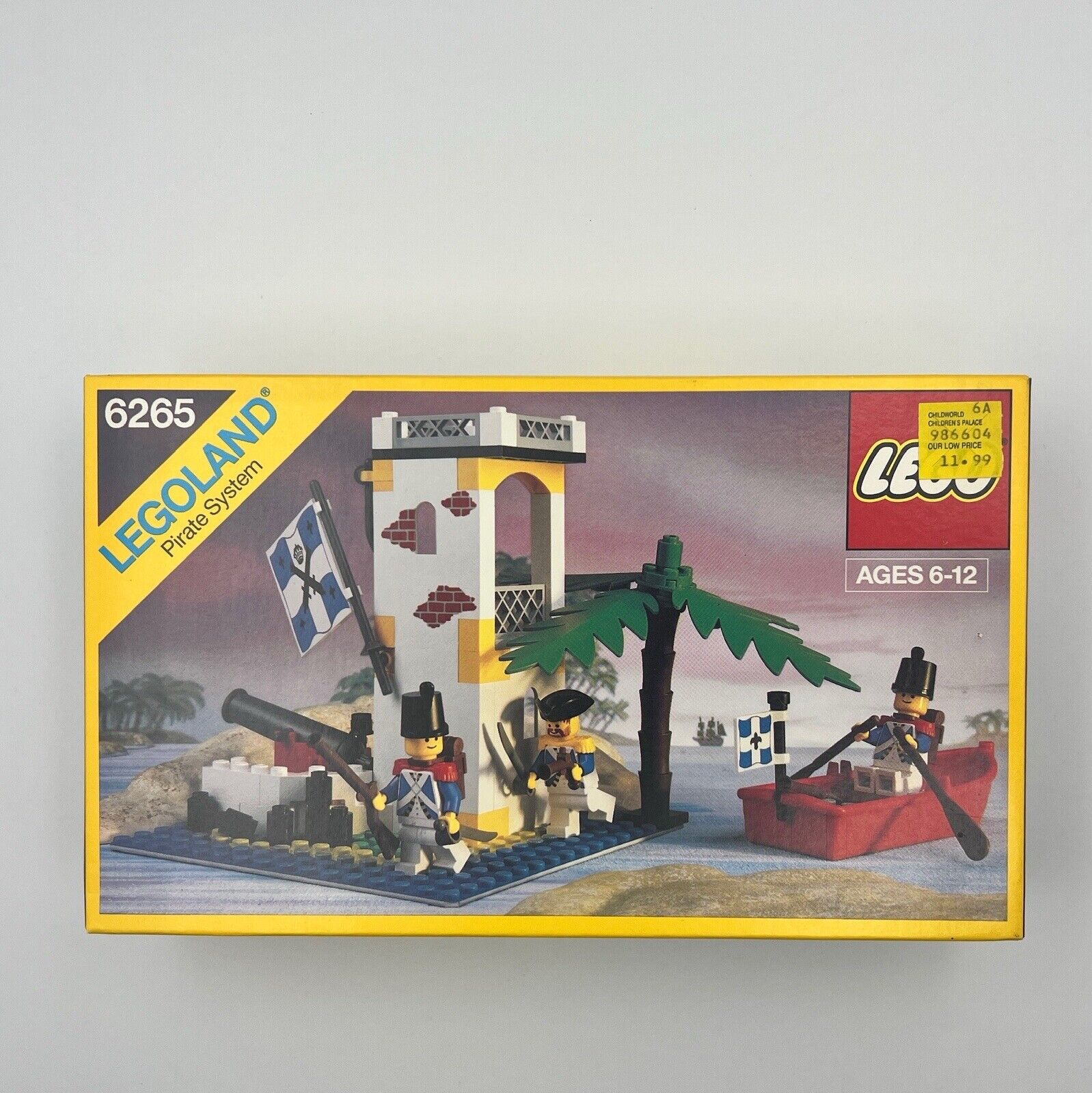 LEGO 6265 Pirates 1 Imperial Soldiers Sabre Island Sealed from 1989