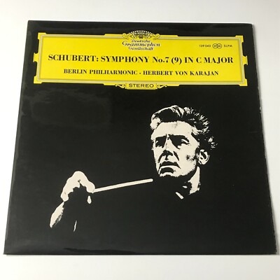 Schubert/Karajan - Symphony No.7 (9) In C Major LP Record - D G 139 043  EX/EX