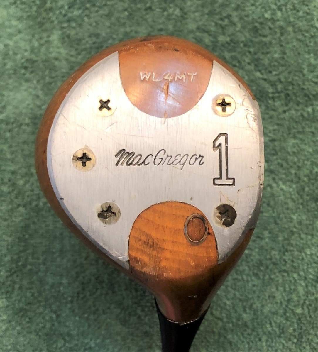 【ビンテージ】MacGregor Tourney 木製ドライバー 1番ウッド Macgregor Tourney BT2W- 1 Wood- Velocitized Golf Club Driver