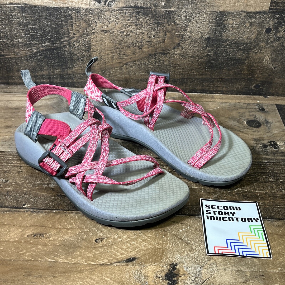 Chala Chaco ZX1 Ecotread Rend Pink Sport Sandals J180014 Girls 4 | eBay
