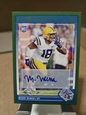 2024 Panini Score Mekhi Wingo RC Green Rookies Signatures #372 Autograph 