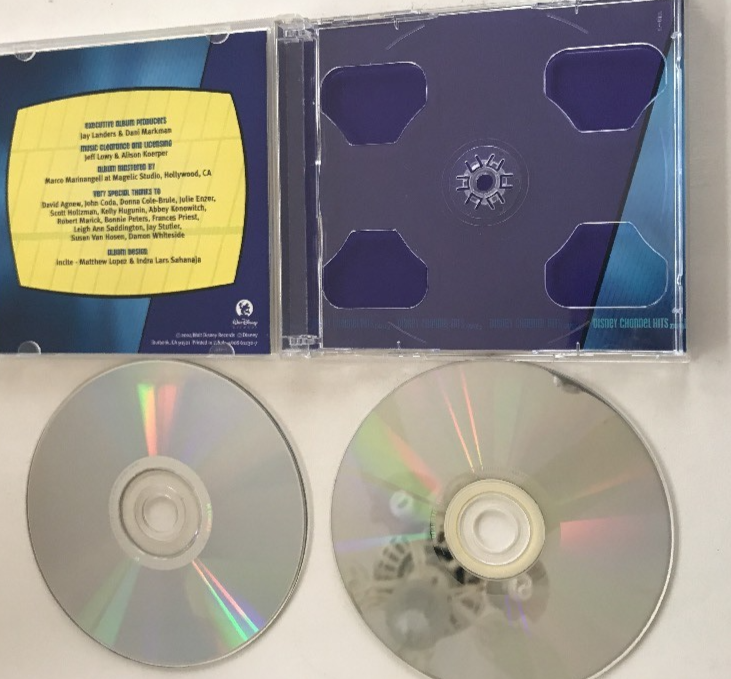 Disney Channel Hits•2004 CD+ DVD• Tested- Rare-Vintage-Collectible