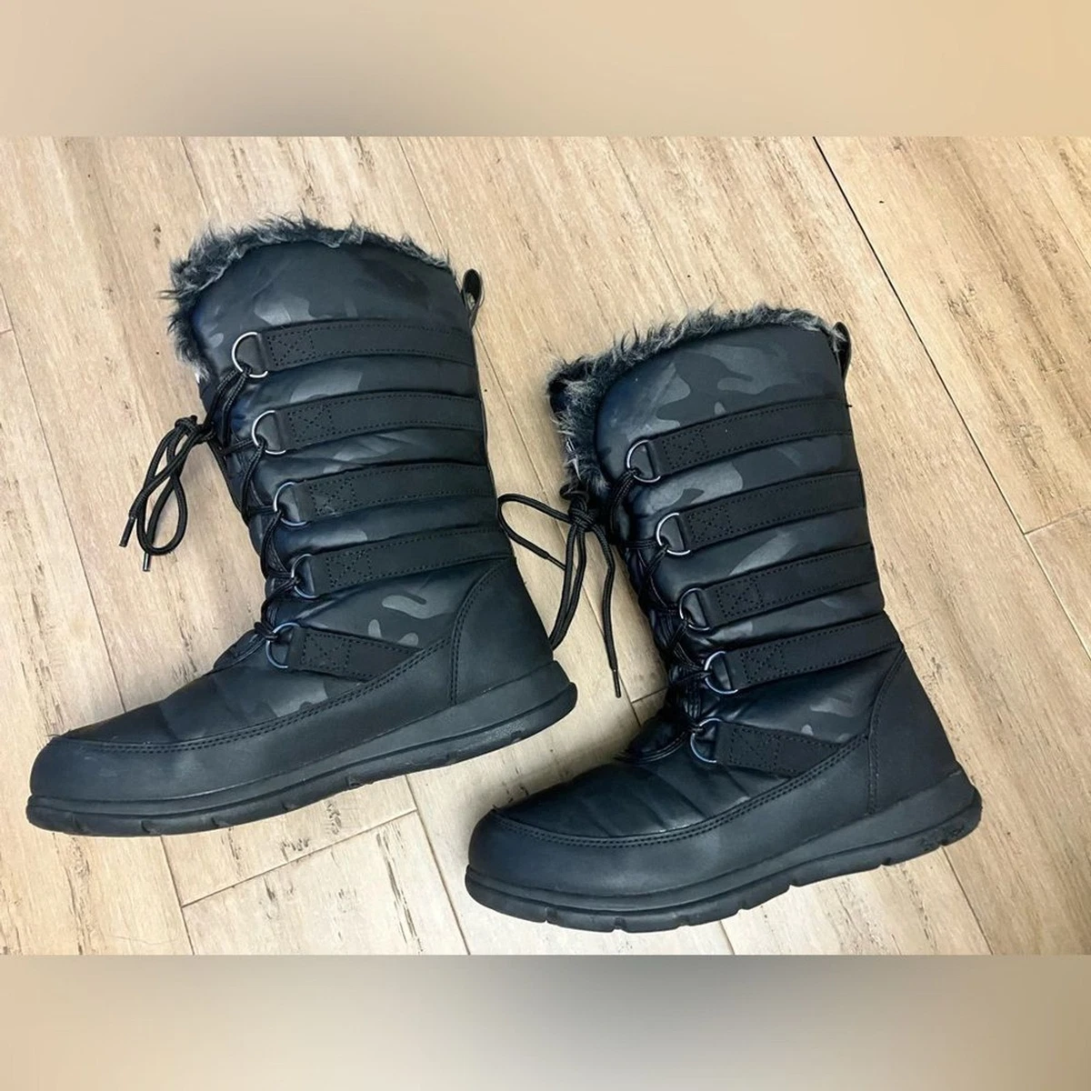 Quest Leather Lining Faux Fur Brown and Black Winter Waterproof Boots 9 Best Winter Boots For Women (2026): Warm, Waterproof & Cute  main image 4