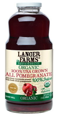 Langer Farms Organic Pomegranate, 100% Juice, 32 Fl Oz