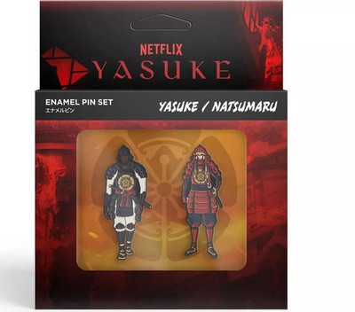 Super7 Netflix Yasuke & Natsumaru Enamel Pin Set 2