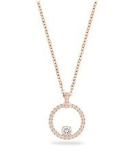 Swarovski Crystal Creativity pendantWhite, Rose gold-tone plated 5202446