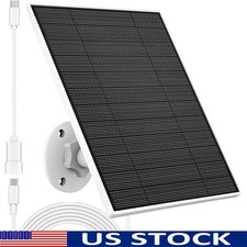 High Efficiency Solar Panel Charger Eufy Camera Waterproof 5W Adjustable Bracket