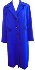 Vtg Kasper Coat Jacket Purple Retro 90s Y2K Preppy Business long coat/Blazer 16W