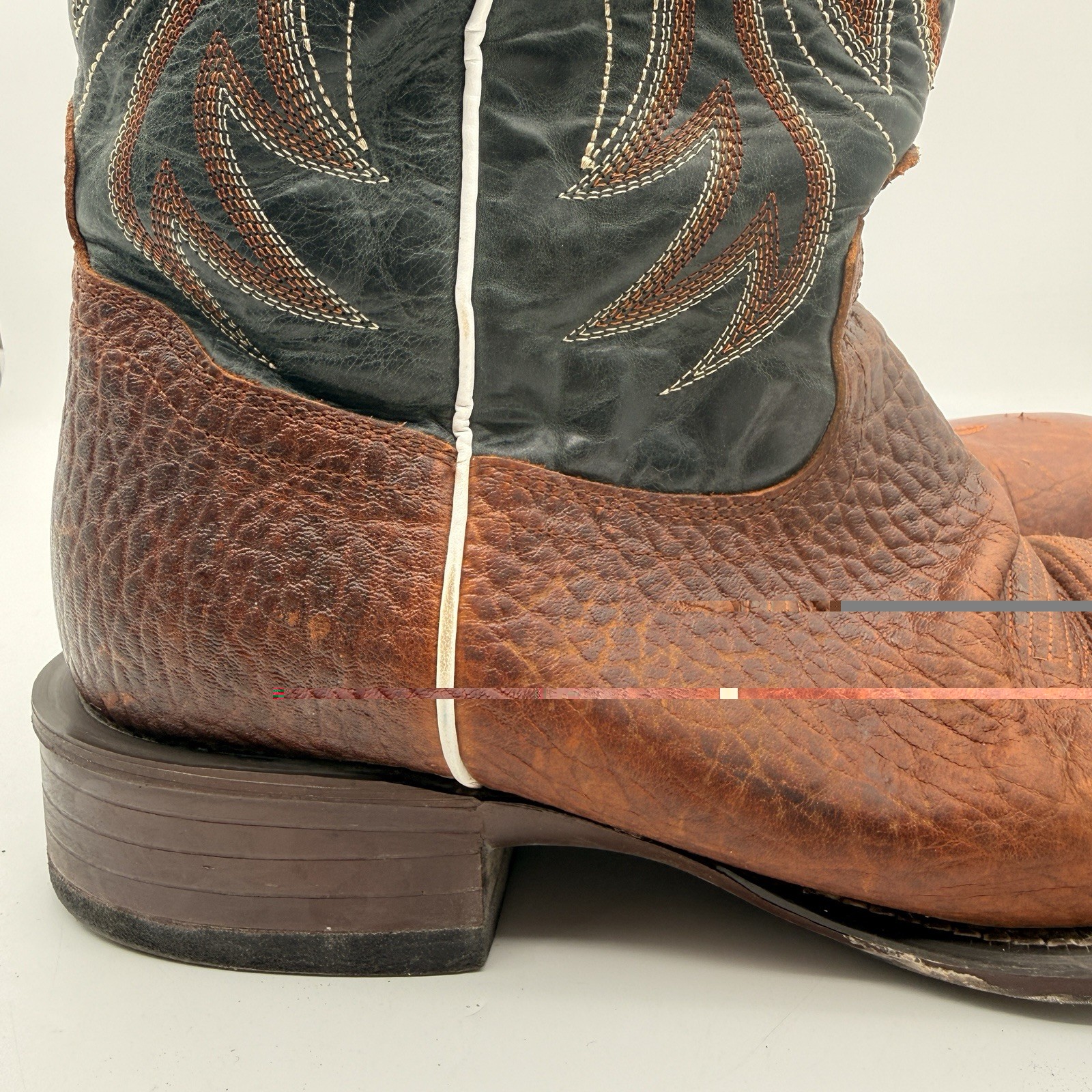 Cody James Hoverfly Broad Square Toe Western Leat… - image 7