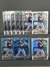 Slade Caldwell Lot (10) 2025 Bowman Draft – Chrome, Refractor, Sapphire & Base