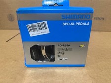 Shimano PD-R550 SPD-SL Road Bike Clipless Pedals Black w/ SM-SH11 Cleats