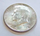 1964 kennedy half dollar #62
