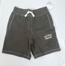 New Disney Store Boy 5/6 Mickey Mouse Shorts Drawstring Cotton
