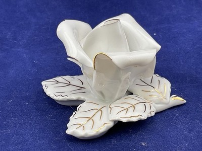 White porcelain rose Leander Czech Republic