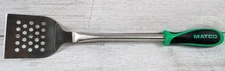 Matco Green Handle Grill BBQ Spatula Stainless Steel Large