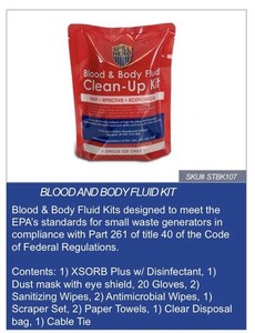 Spill Hero Chemical Clean-Up Kit - Single Use