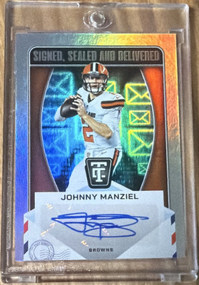 Panini 2024 Totally Certified SSD Auto Johnny Manziel Browns #SSD-JML