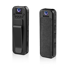 Body Camera HD 1080P Portable Video Recorder with 180 Rotatable Lens Wearabl...