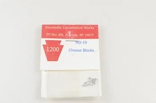 Keystone Locomotive Works HO Cast Metal Cheese Blocks - HO-19