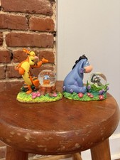 Vtg Disney Store Winnie the Pooh Mini Snow Gl...