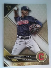 2017 Topps Triple Threads Jumbo 5x7 Francisco Lindor Indians 32 #’d /49