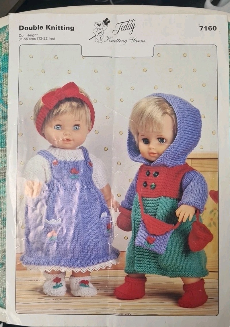 Doll Knitting Patterns Uk Dolls Clothes PDF Knitting Pattern : 12 - 22 Inch  Dolly And Premature Baby Knitting Pattern, image size:802x1139
