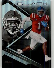 2023 Panini Chronicles Draft Picks Jonathan Mingo Black #17 Ole Miss Rebels
