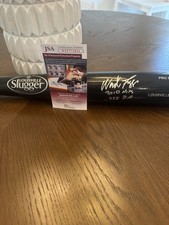 Louisville Slugger Black MLB Bat Signed by Wade Boggs JSA Authenticated