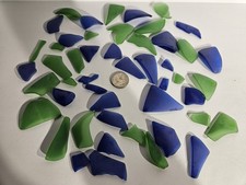 50 Pieces Of Varius Sized Sea Glass