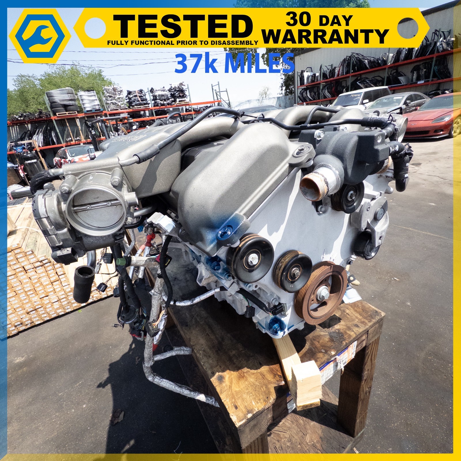 05-08 ASTON MARTIN DB9 AM4 5.9L V12 ENGINE MOTOR ASSEMBLY OEM