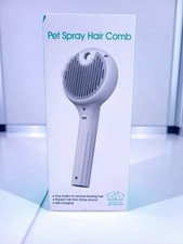 Cat Steam Brush 3-in-1 Self-Cleaning Pet Grooming Tool with Water Spray NEW