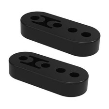 Exhaust Hangers Rubber Muffler Hanger 4 Holes Adjustable Universal Insulator