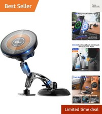Magnetic for MagSafe Car Mount 15W Wireless Charging, Magnetic Phone Holder f...