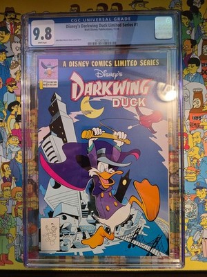 Darkwing Duck #1 CGC 9.8 WP 1991, Disney 1st appearance limited series RARE HTF