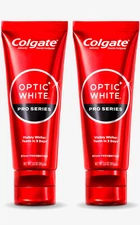 Colgate Optic White Pro Series Stain Prevention Whitening Toothpaste 2 PACK