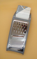 Everyday Living Grater with Non-Slip Rubber Feet, Grates, Slices, and Shreds
