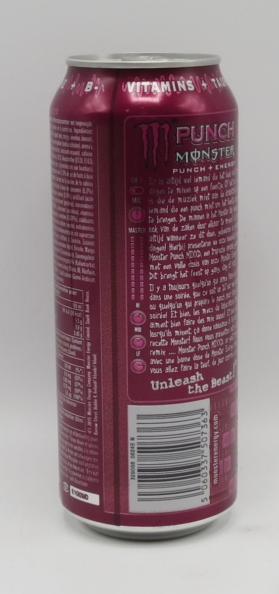 Monster Energy punch MIXXD can 500ml Belgium 10/2027 | eBay